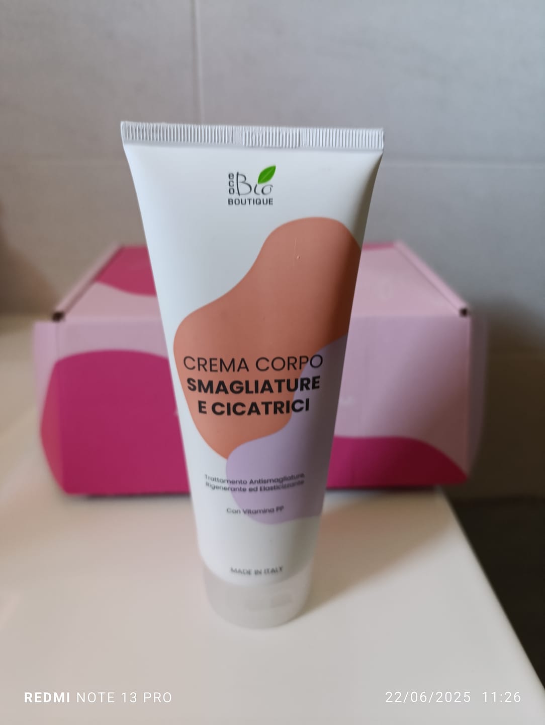 Customer photo review of Crema Corpo Smagliature e Cicatrici