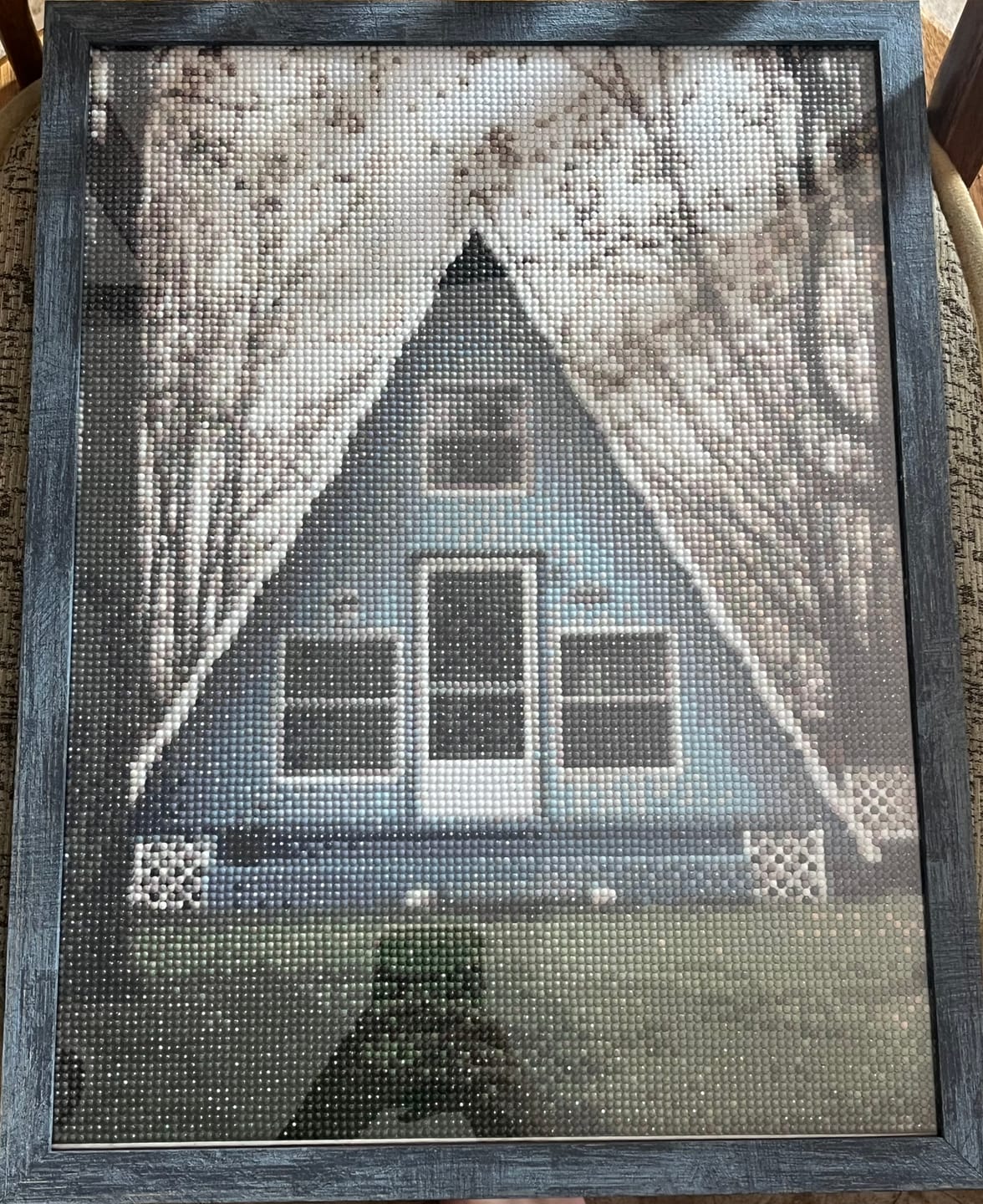 Customer photo review of Custom Diamond Painting Kits - Upload Any Image - Create Your Own