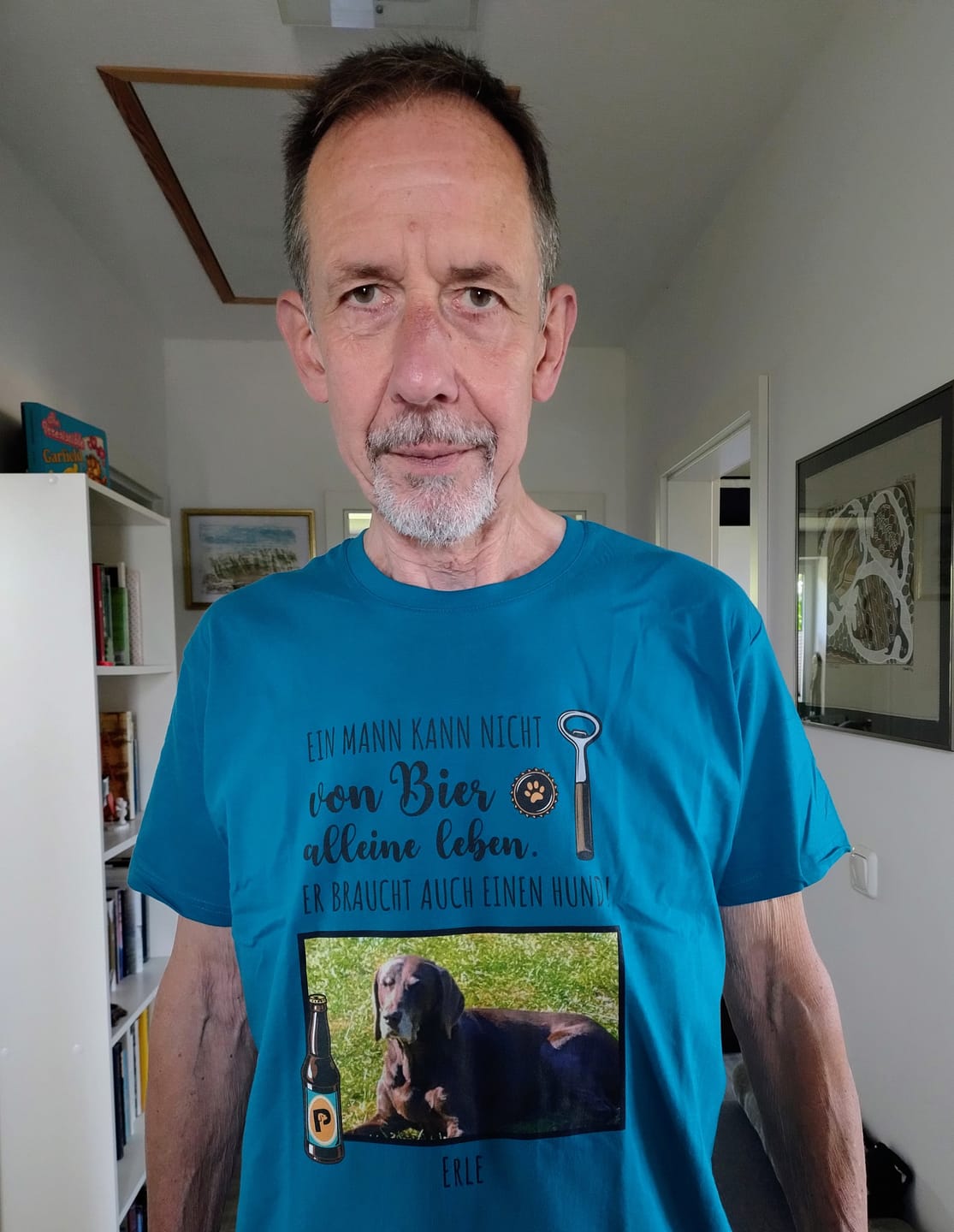 Customer photo review of Bier & Wuff - Individuelles T-Shirt