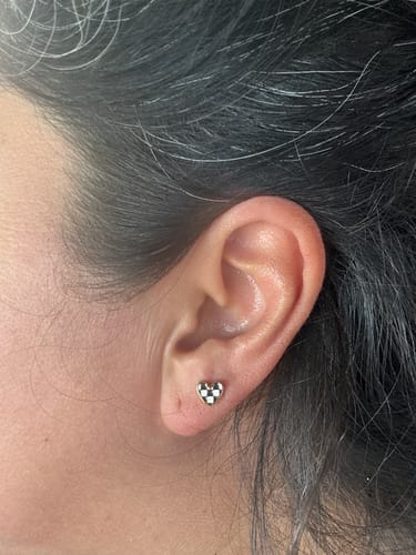 Customer photo review of Checkered Heart