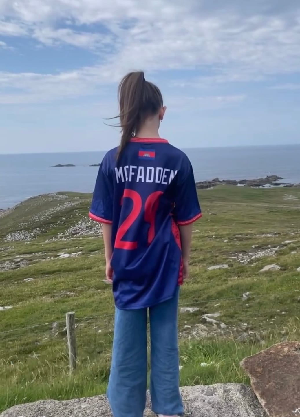 Customer photo review of Cambodia Custom Football Jersey