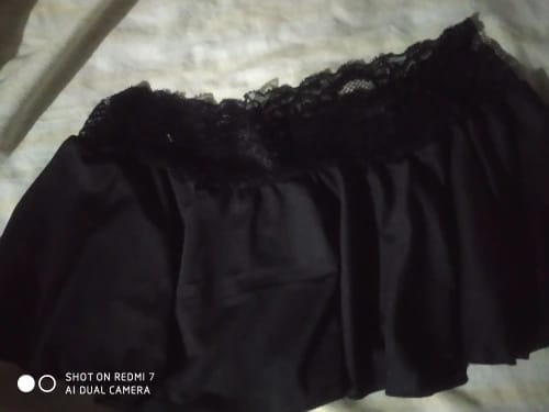 Customer photo review of Women's Solid Color Lace Mini Skirts Summer Sexy Short Skirt Sexy Ultra Short Skirt Party Lace Skirts