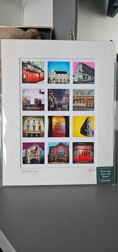 Customer photo review of Belfast Bars Montage Print | Sharon Millar