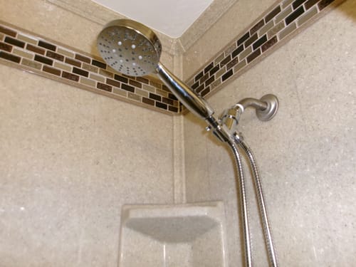 Customer photo review of 3-Spray Handheld Shower Head with Switch