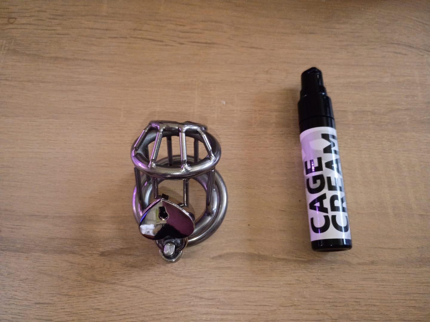 Customer photo review of LeatherDaddy Cage Cream - A KINK3D Collab