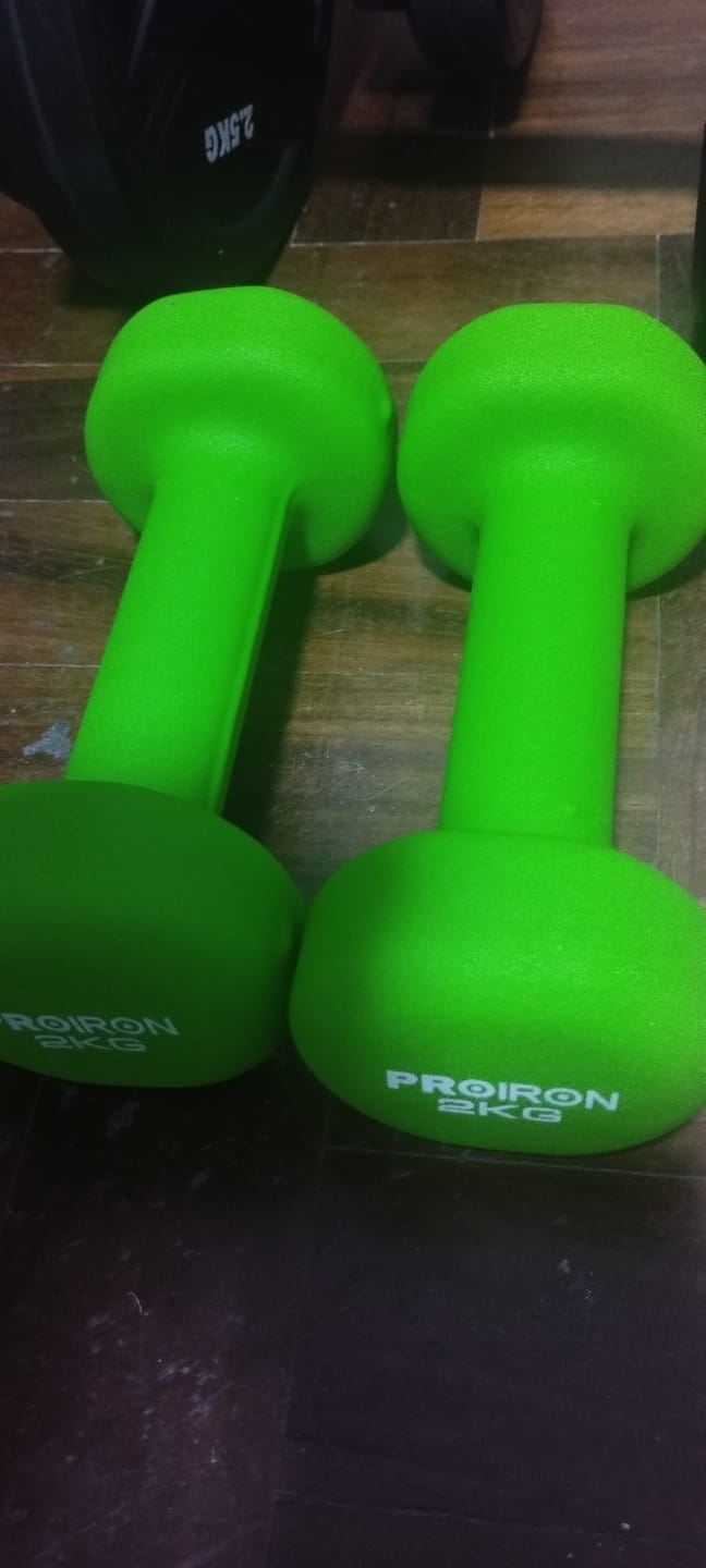 Customer photo review of Mancuernas de Neopreno (Par)