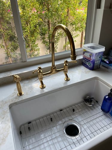 Customer photo review of Bridge Lever Handles