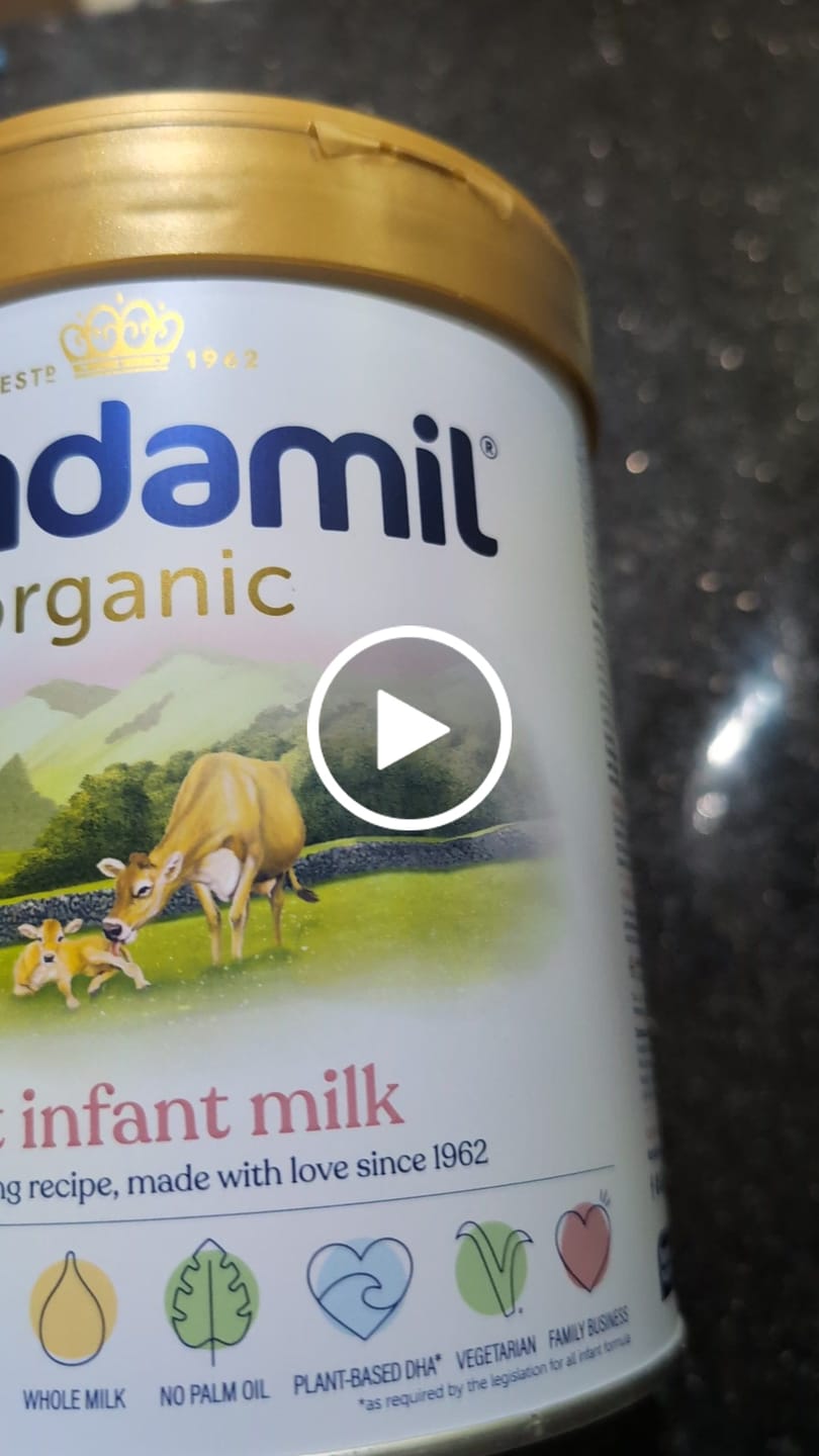 Customer video review of Kendamil Organic Stage 1 Infant Milk Formula From Birth (800g)