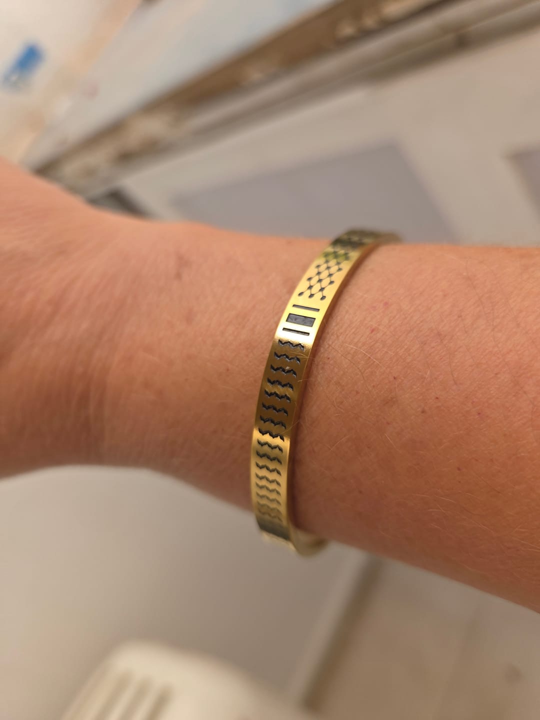 Customer photo review of Keffiyeh Cuff