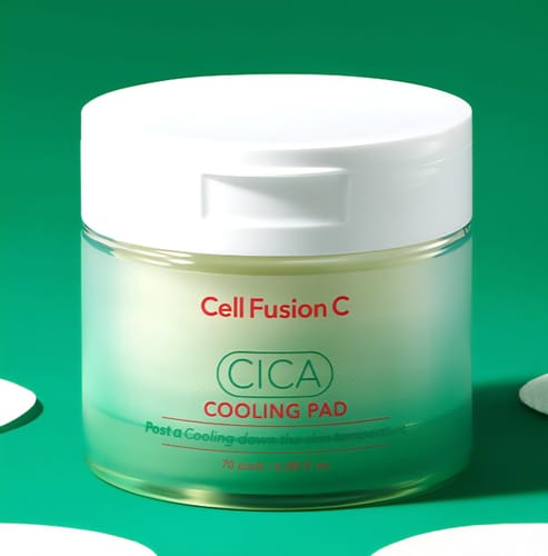 Customer photo review of [Cell Fusion C] Post Alpha Cica Cooling Pad