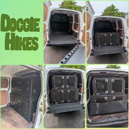 Customer photo review of Dog Van Kit | Nissan e-NV200 | 2014-Present | Double stack | DT VS1