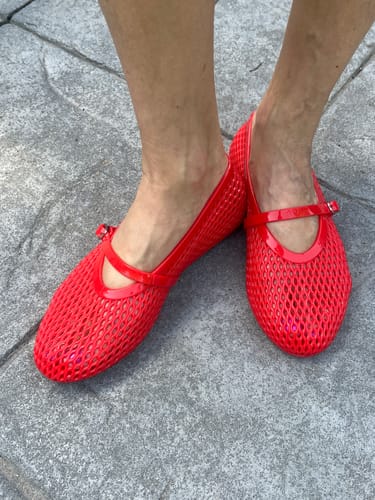 Customer photo review of Jamie Mary Jane Flats
