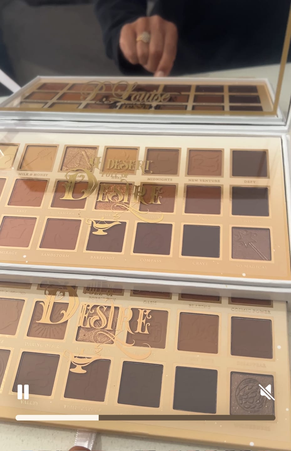 Customer photo review of P.Louise A Desert Full Of Desire Palette