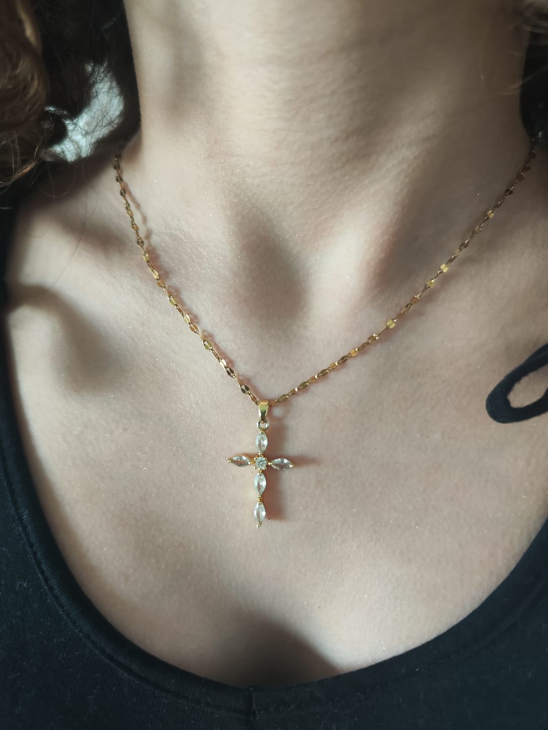 Customer photo review of Collier Chrétien Prière Femme