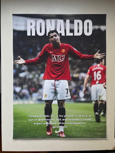 Customer photo review of Cristiano Ronaldo