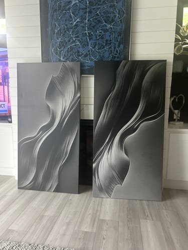 Customer photo review of Black Minimalist Wall Art