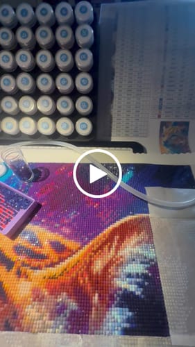 Customer video review of 5D Diamond Painting – Leopard