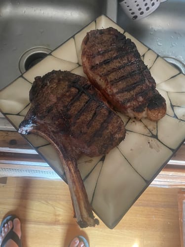Customer photo review of Bone-In Steak Pack