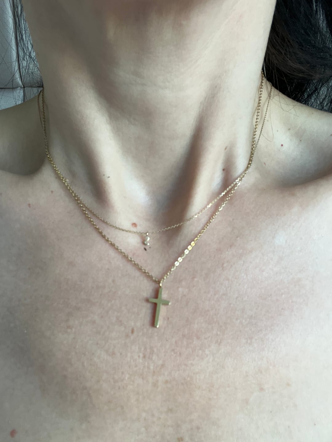 Customer photo review of Cross Necklace