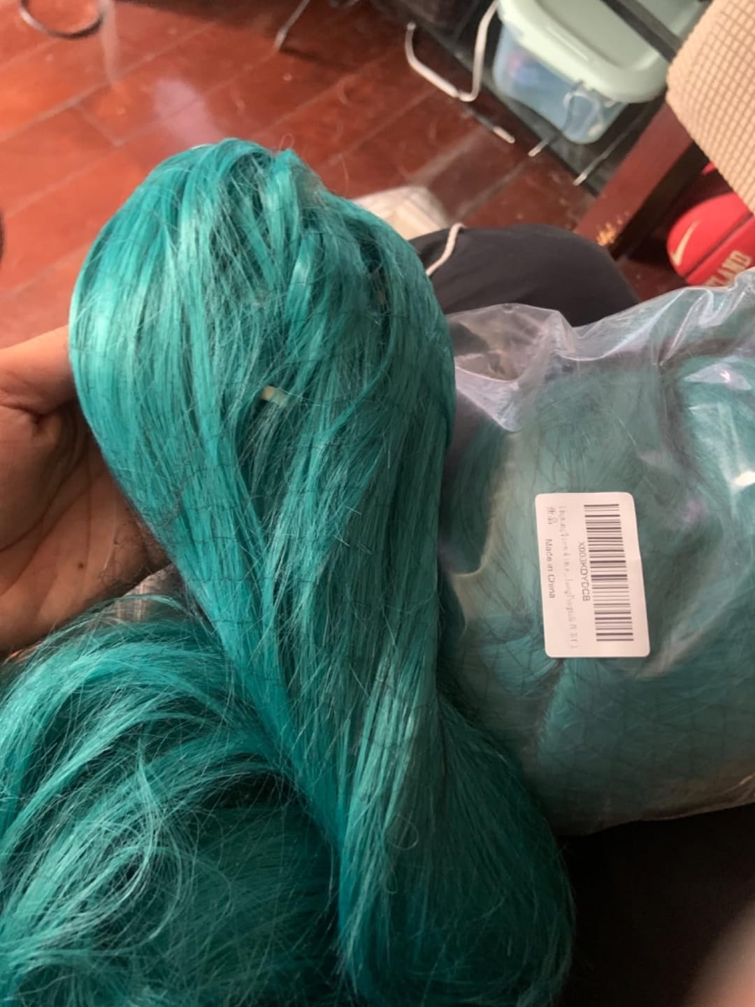 Customer photo review of Virtual Singer Hatsune Miku Long Hair Basic Wig