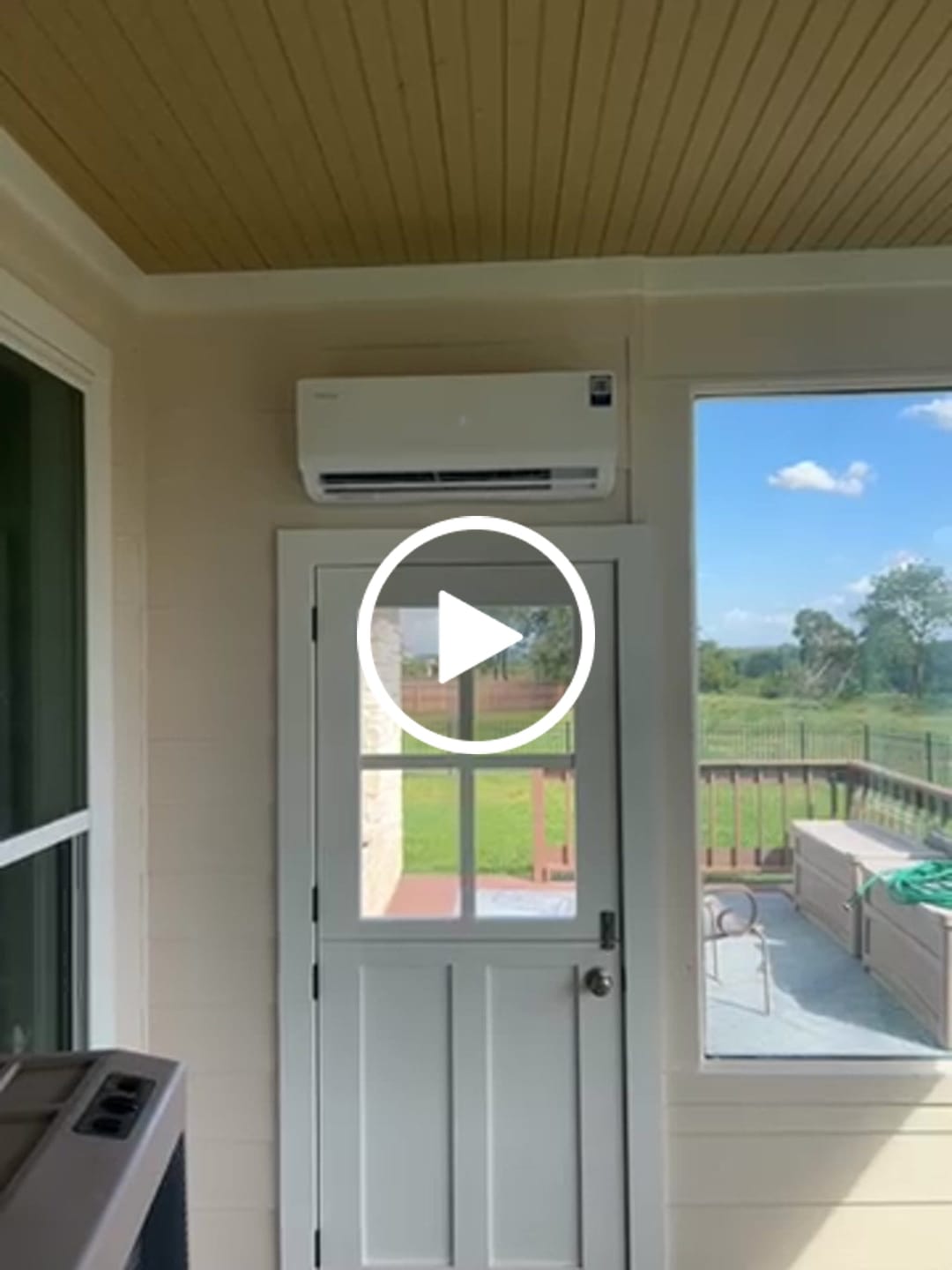Customer video review of DELLA Vario Series 9000 BTU 19 SEER2 Mini Split Heat Pump AC (R-454B) - Up to 400 Sq.Ft.