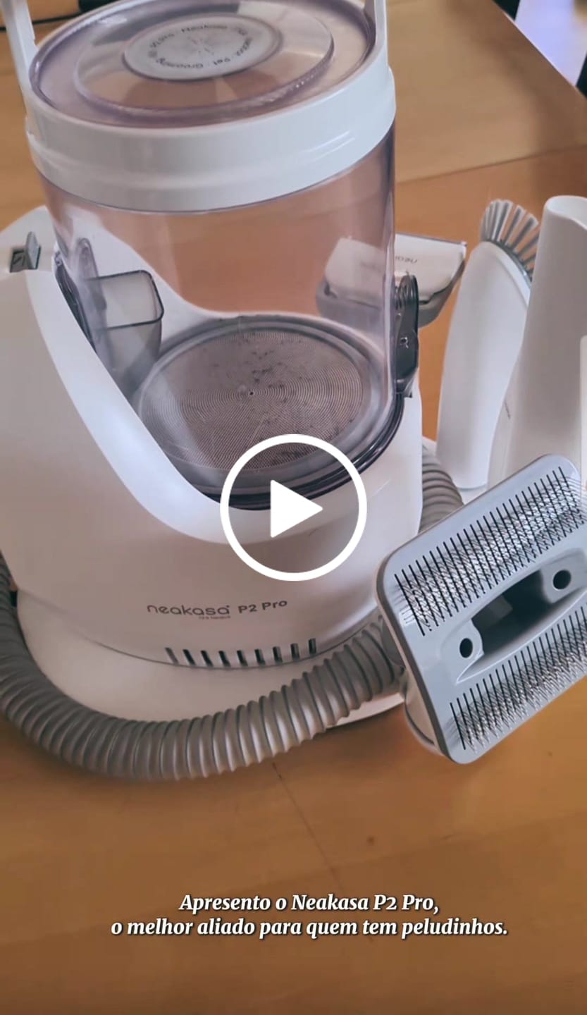 Customer video review of Neakasa P2 Pro 5-in-1 Dog Cat Grooming Kit with Vacuum