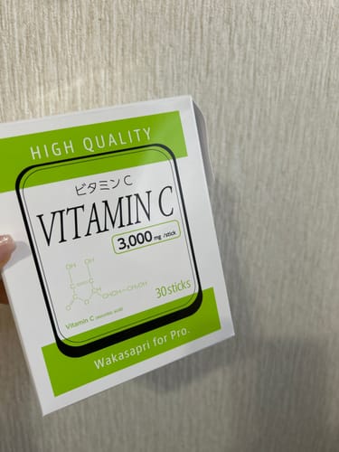 Customer photo review of 高濃度ビタミンC 3,000mg -Wakasapri for Pro.