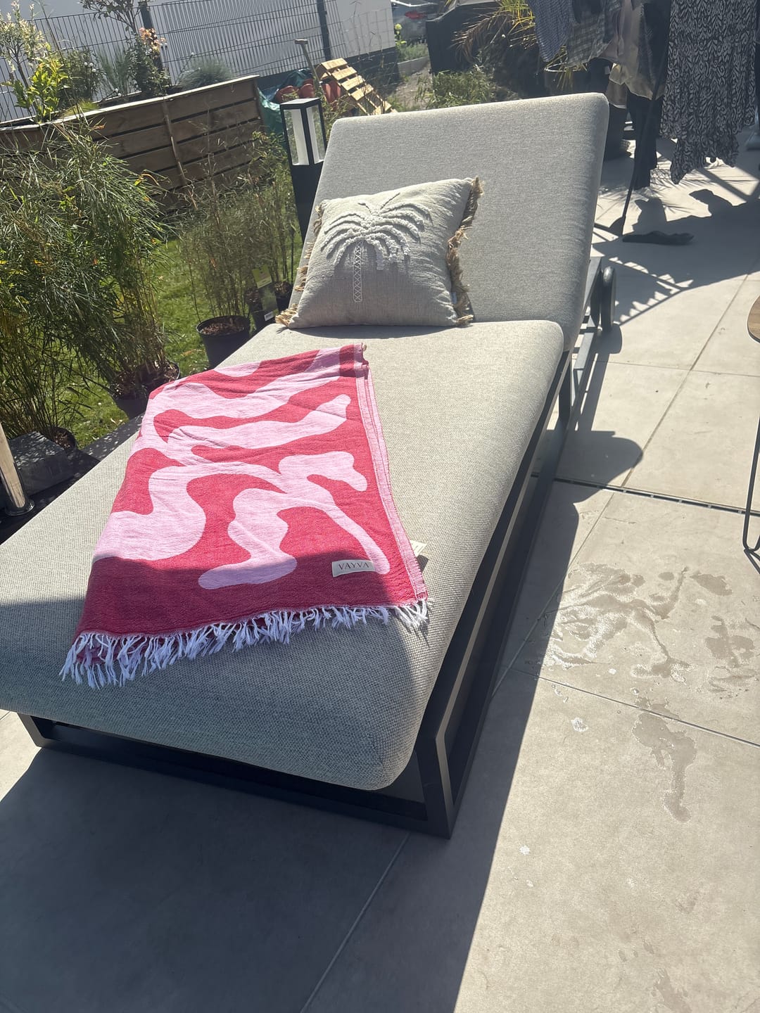 Customer photo review of Leichtes Strandtuch aus Baumwolle | Mykonos