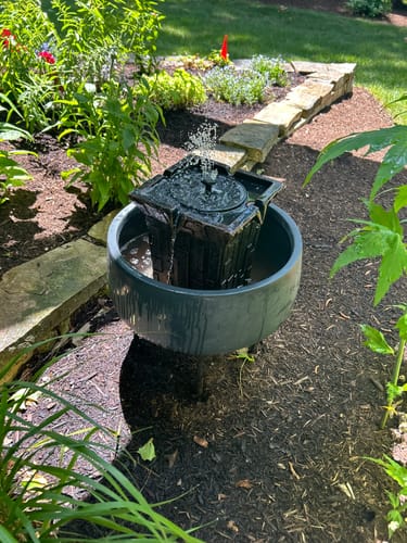 Customer photo review of Fortezza Cordless Fountain Tower