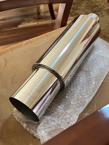 Customer photo review of H-Spec Muffler Silencer 3" Inlet