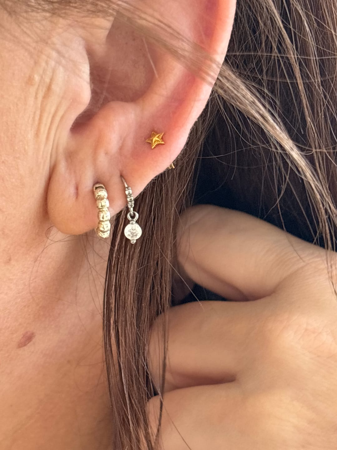 Customer photo review of Par Arete Mini Estrella