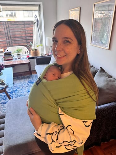 Customer photo review of Fular Semi Elástico – Neko Slings