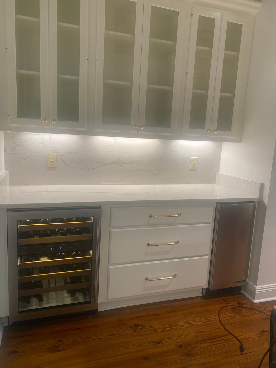 Customer photo review of Brass Ball Knob - Unlacquered Polished Brass