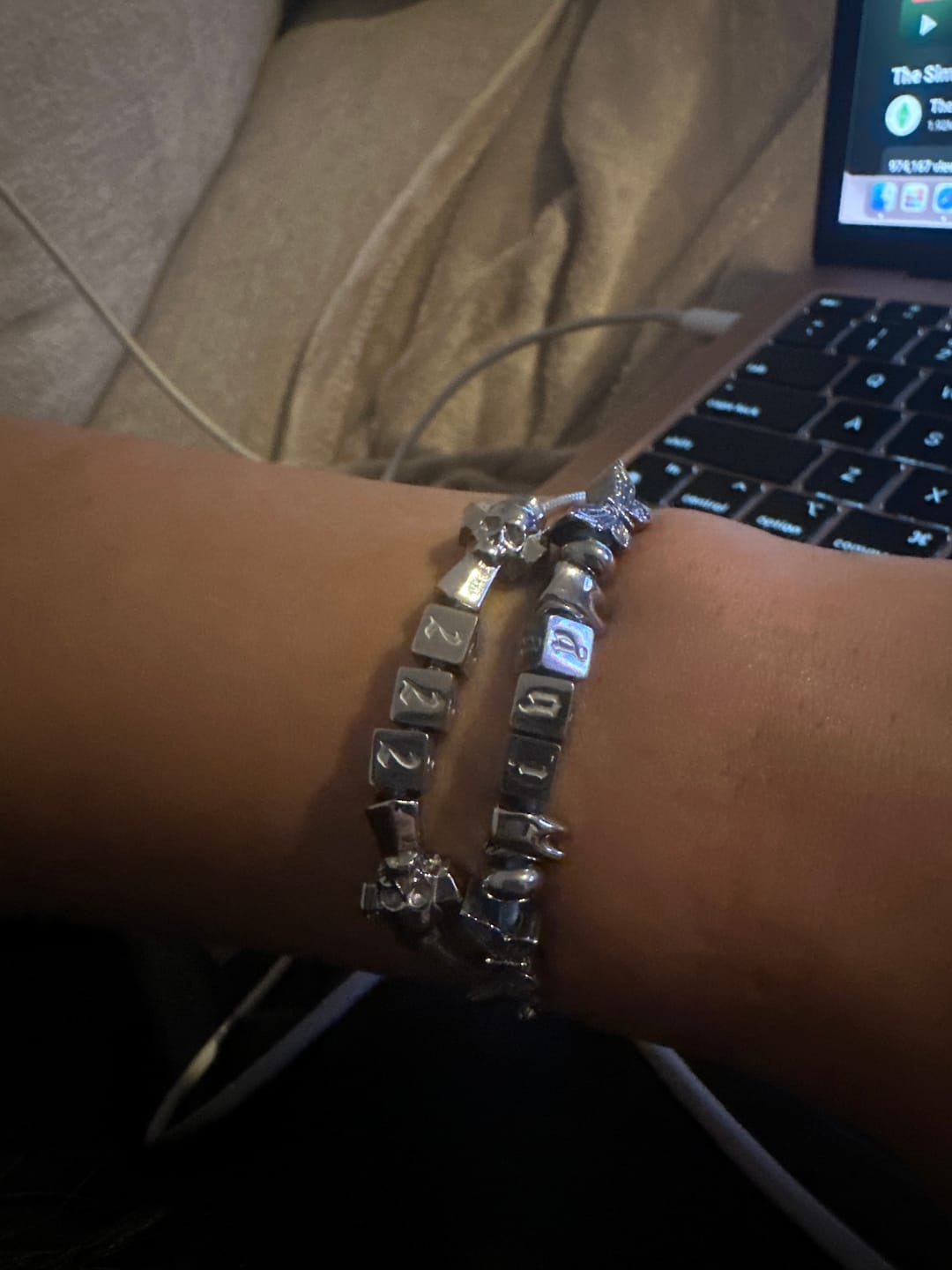 Customer photo review of CUSTOMIZABLE FRIENDSHIP BRACELET