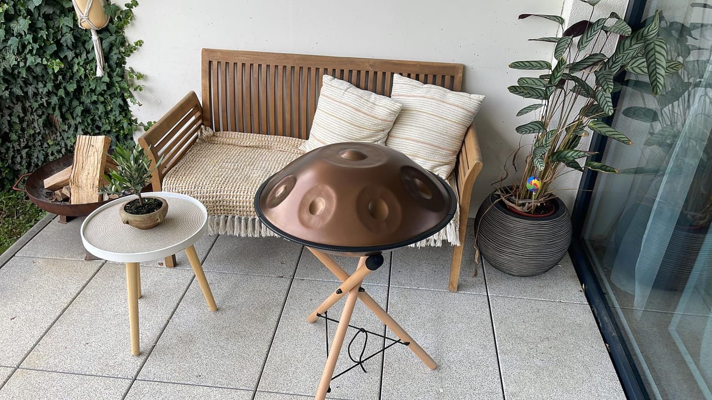 Customer photo review of Kita Handpan Pflege Öl für nitrierte & Edelstahl Handpans