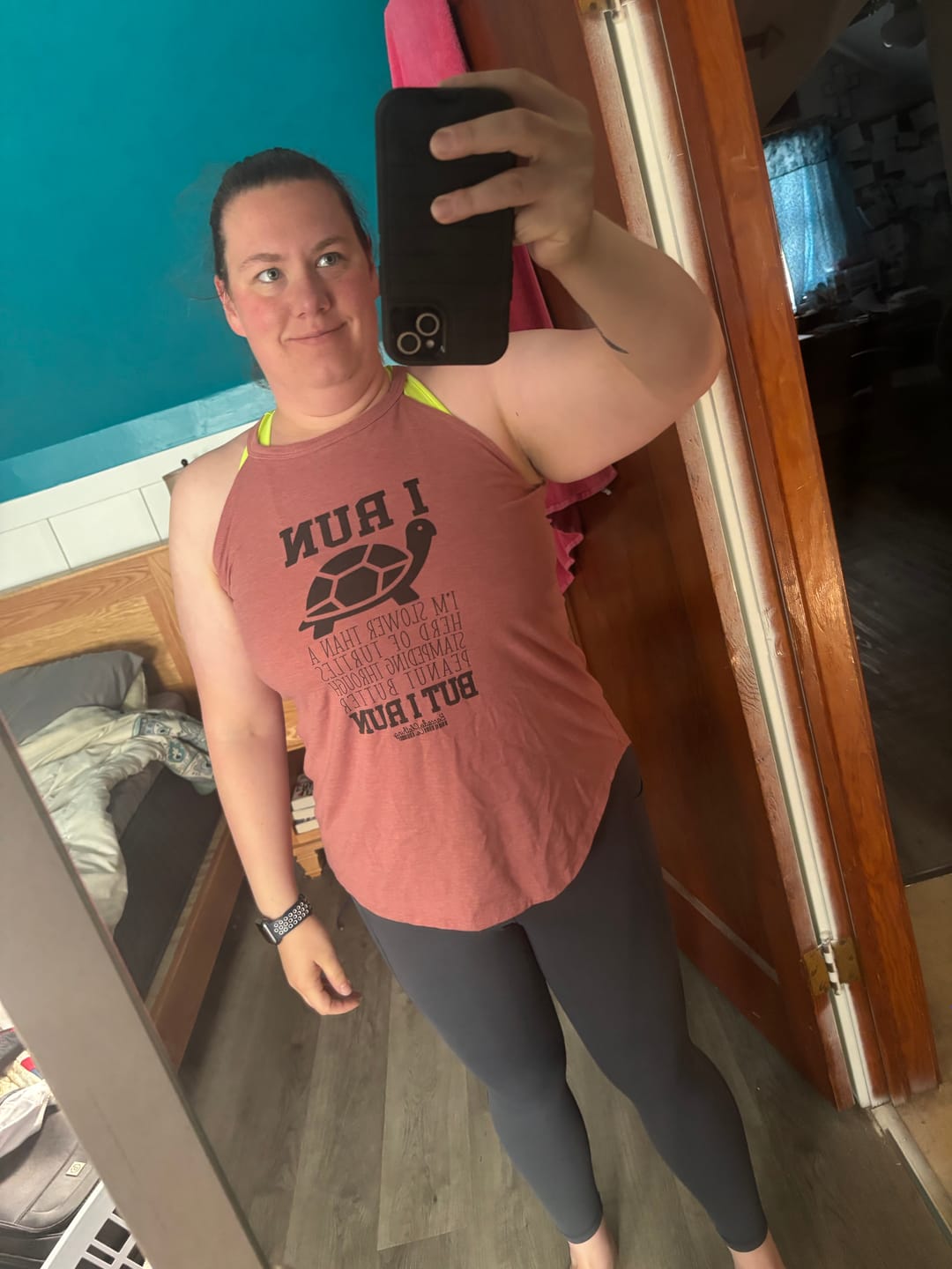 Customer photo review of Mystery Racerback Tank