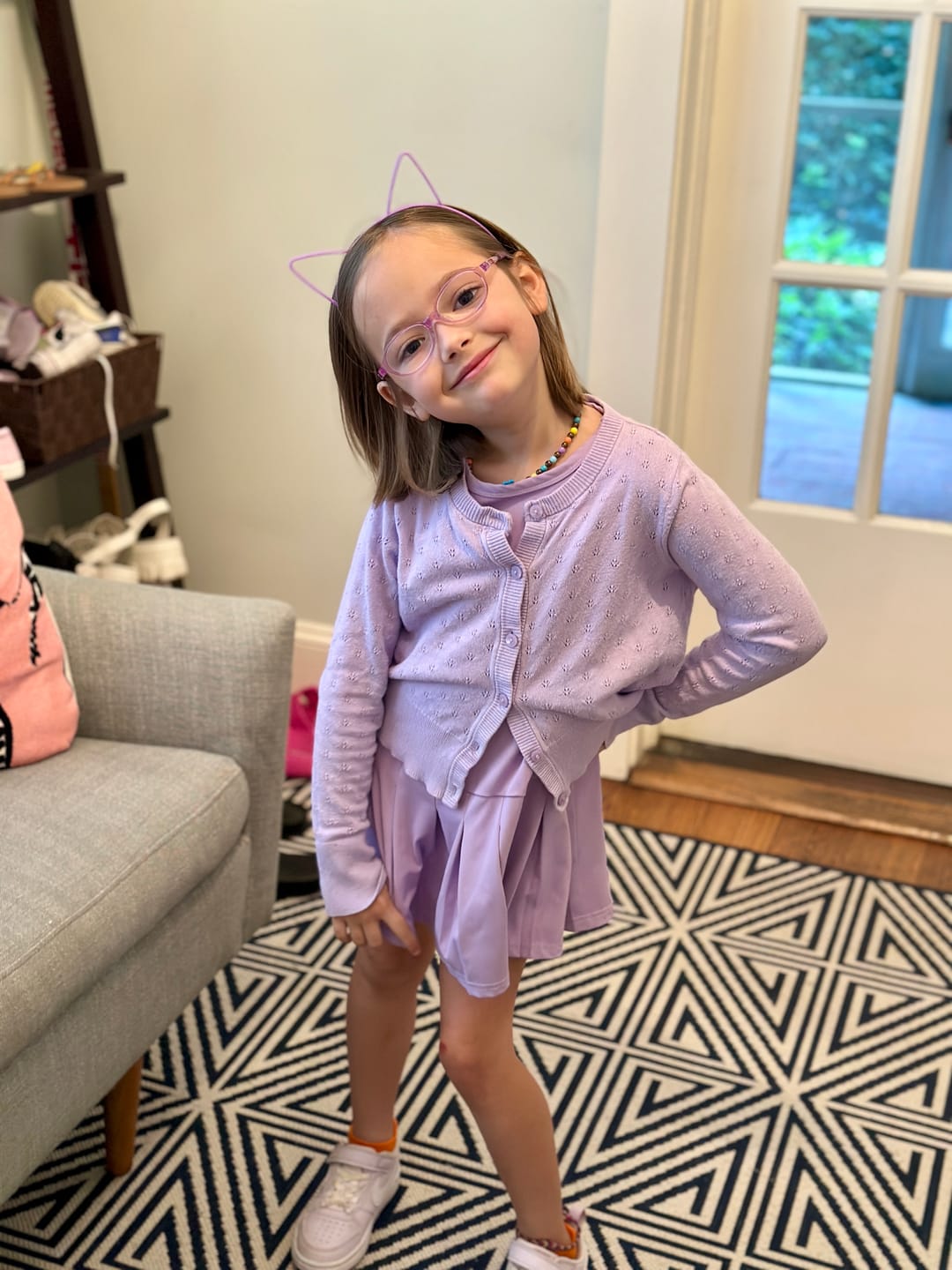 Customer photo review of Hot Pink Tennis Dress
