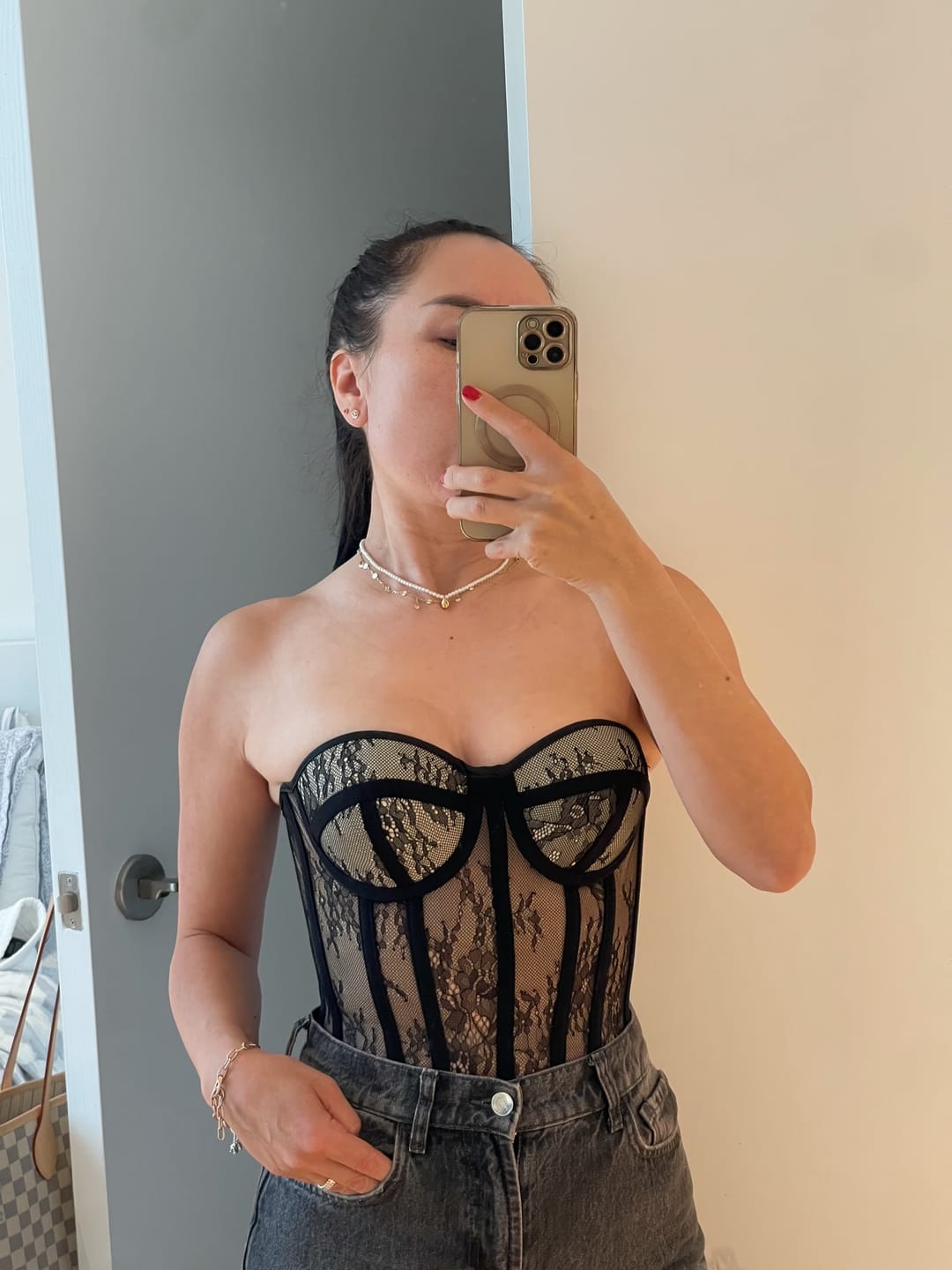Customer photo review of Olivia corset