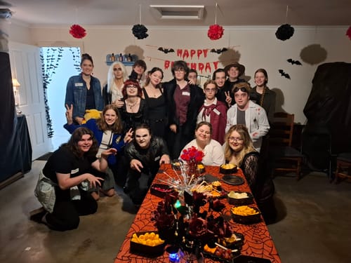 Customer photo review of Halloween Murder Mystery Game Kit - Vampire Ball - 4 - 20 Players / English