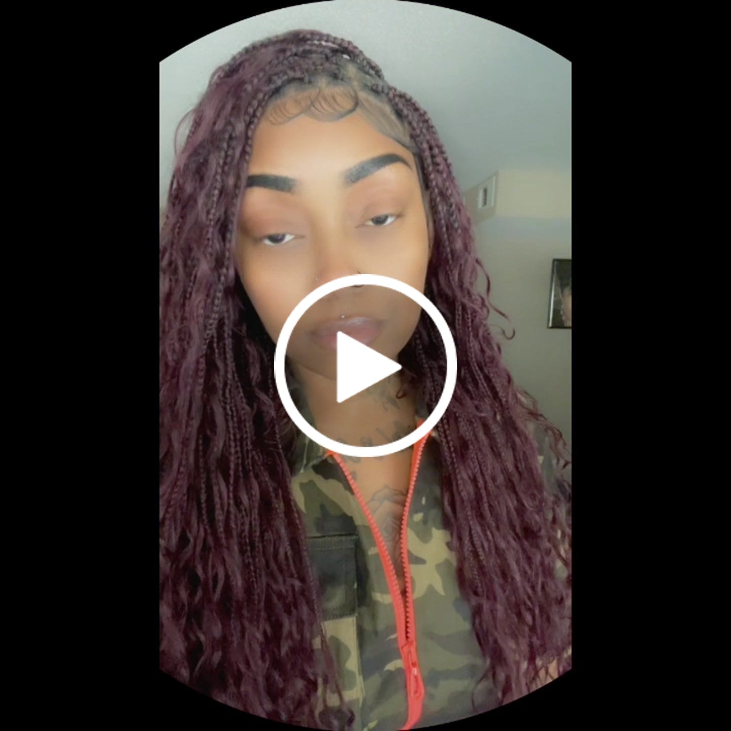 Customer video review of Coco - Glueless Human Hair Braided Wig Pre Cut HD Full Elastic Lace Free Part Ready-To-Go (Lace Not Hand Tied)