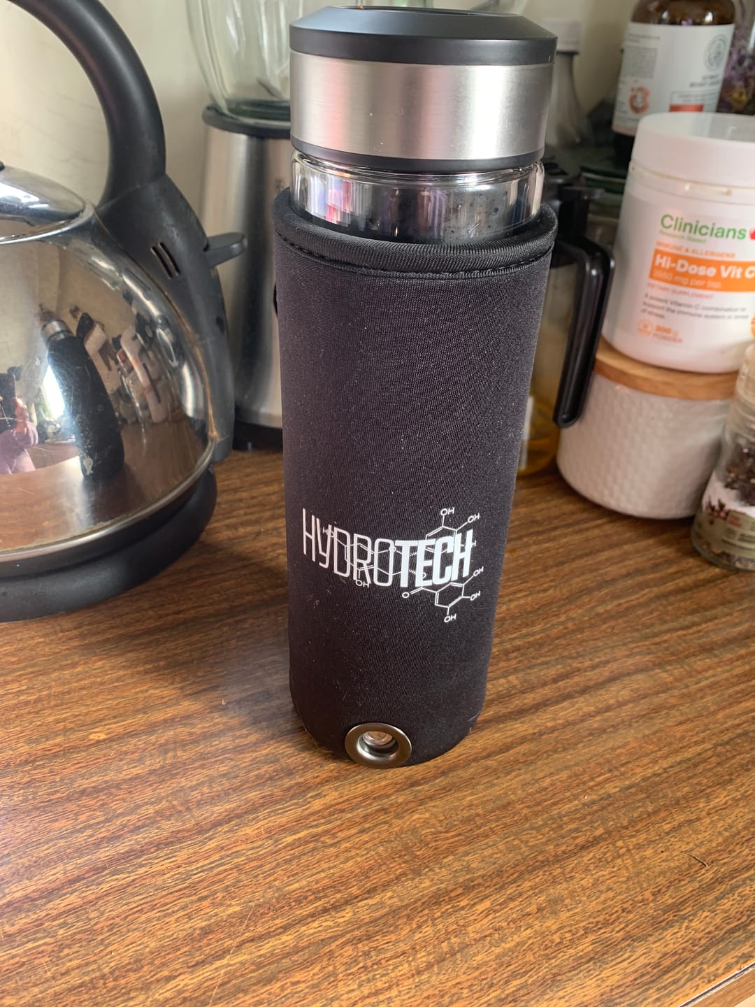Customer photo review of Hydrogen Water Bottle