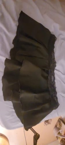 Customer photo review of Women's Solid Color Lace Mini Skirts Summer Sexy Short Skirt Sexy Ultra Short Skirt Party Lace Skirts