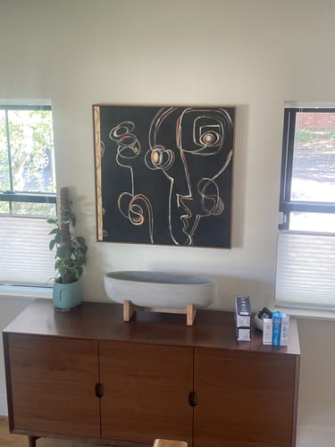 Customer photo review of Modern Abstract Painting #ABAS120