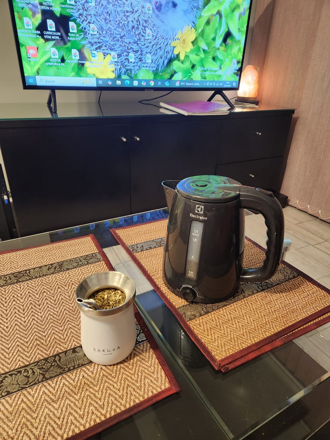 Customer photo review of Mate Sakura Blanco Con Bombilla Y Limpiador 236 Ml