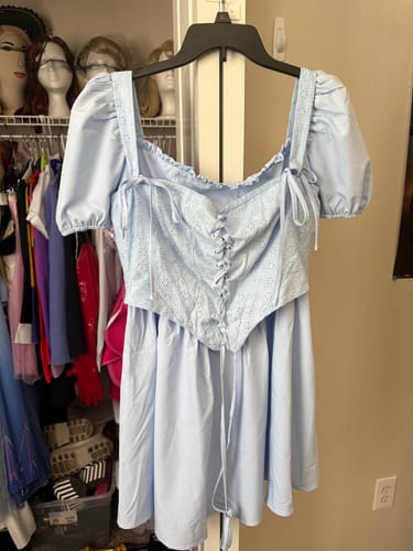 Customer photo review of Leila Mini Corset Dress