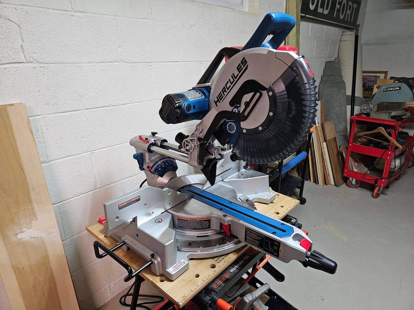 Customer photo review of Hercules 12" Sliding Compound Miter Saw Dust Collection