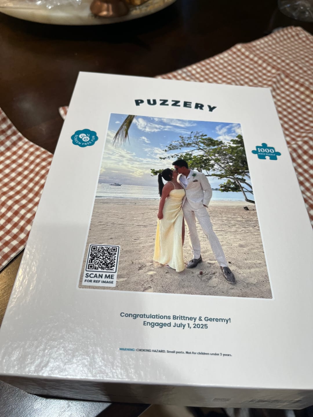 Customer photo review of Custom jigsaw puzzle