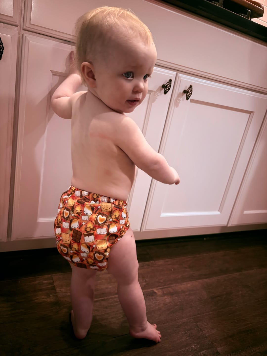 Customer photo review of Slim Fit Pocket Cloth Diaper