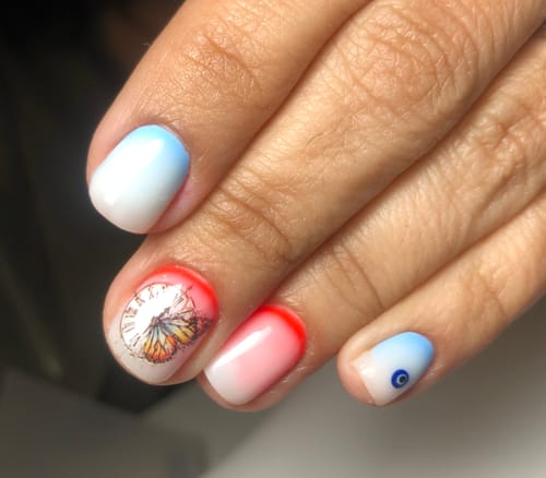 Customer photo review of Fiber Base Coat, Didier Lab, Soft White, 10 ml