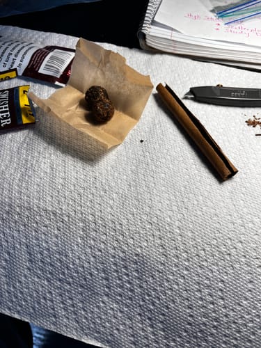 Customer photo review of Banana Kush THCA Moroccan Hash